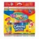 Colorino Kids farebné ceruzky 24 ks/48 farieb - gold-silver, fluo
