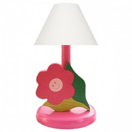 Detská nočná lampa - kvietok ružový