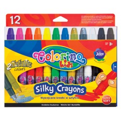 Colorino Kids Twist-Up farebné mäkké voskovky 12 ks