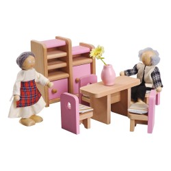 Nábytok do domčeka pre bábiky - Jedálenský kútik