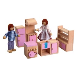 Nábytok do domčeka pre bábiky - Kuchyňa