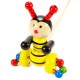 VIGA Drevená hračka na tlačenie - Včielka