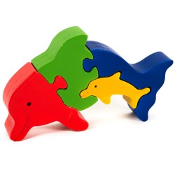 Puzzo 3D puzzle - delfíny