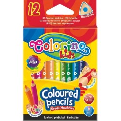 Colorino Kids farebné ceruzky 12 ks krátke