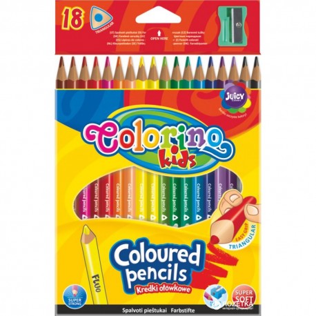 Colorino Kids farebné ceruzky 18 ks