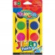 Colorino Kids vodové farby Jumbo - 8 farieb s Ø 40 mm