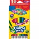 Colorino Kids farebné ceruzky šesťhranné s gumou - 12 farieb