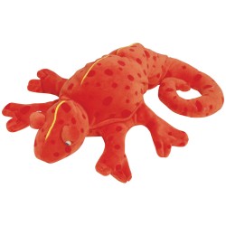 Divadelná maňuška päťprstová - Chameleón - 18 cm - oranžový