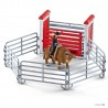 Schleich 41419 set cowboy na býku v ohrádke