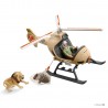 Schleich 42476 helikoptéra pre záchranu zvierat
