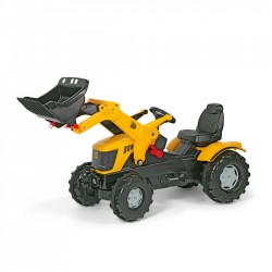 Rolly Toys Detský šlapací traktor FarmTrac JCB 8250 s lyžicou
