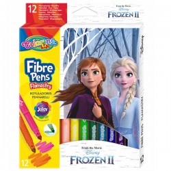 Colorino Farebné fixky 12 ks-ové Frozen