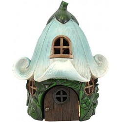 Domček pre miniatúrne záhradky s otvárateľnými dverami - Kvietok