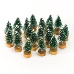 Mini dekoračné stromčeky 4 cm - 20 kusov