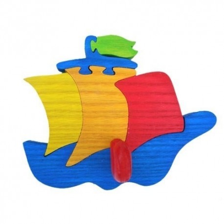 Detský minivešiak - loďka modrá