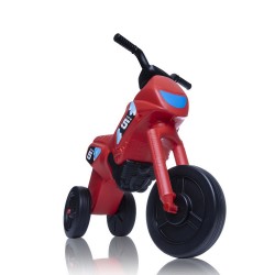 Enduro MotoKidZ Detské odrážadlo - motorka MAXI - červená