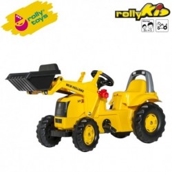 Rolly Toys Detský šlapací traktor Kid New Holland Construction s lyžicou