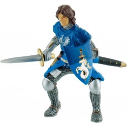 Bullyland Rytier so štítom a mečom - modrý figúrka