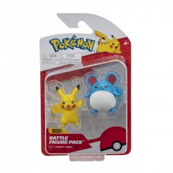 Jazwares Zberateľské figúrky Pokémon 2-dielny set - Marill & Pikachu 5 cm