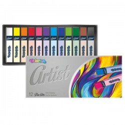 Colorino Artist farebné suché pastelky - 12 farieb