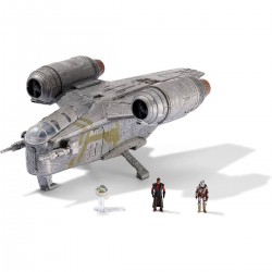 Jazwares Star Wars zberateľská figúrka Micro Galaxy Squadron 20 cm - Razor Crest bojová loď + 3 figúrky