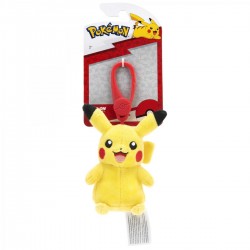 Jazwares plyšový prívesok na kľúče Pokémon - Pikachu