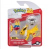 Jazwares Zberateľské figúrky Pokémon 3-dielny set - Carvanha, Jolteon a Wooloo 8 cm