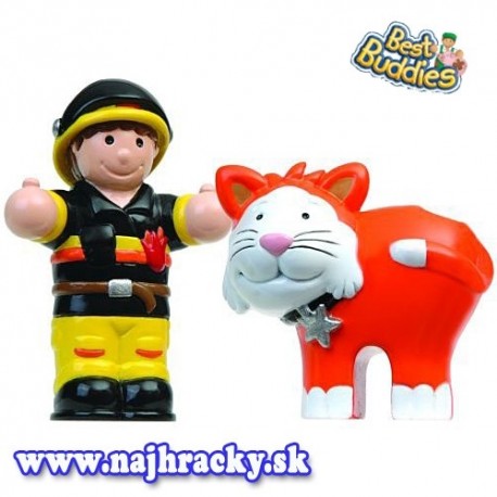 WOW Toys Figúrky - Hasič a mačička